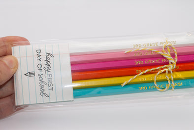 First Day of School Pencil Set